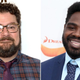 Bobby Moynihan (Left: TARA ZIEMBA/AFP via Getty Images) and Ron Funches (Right: Frederick M. Brown/Getty Images), who were presumably much happier to be the faces of Ultimate Slip ‘N Slide a few months back.